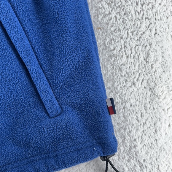 Vintage Tommy Hilfiger Fleece Vest Mens L/XL Blue Full Zip Hiking Outdoors 00s - Picture 3 of 8